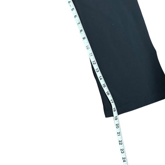 Lululemon Grove Cropped Pants Women's 8‎ Black Gray Stretch Breathable Yoga - Picture 5 of 7